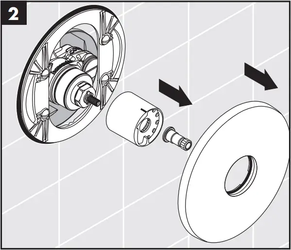 hansgrohe Concealed Highflow Thermostatic Faucet - Safety Function 2