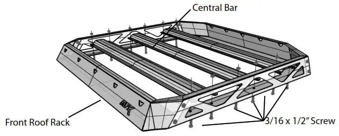 AFX MOTORSPORTS CAN008 Sport Roof Rack - HOW TO INSTALL 4