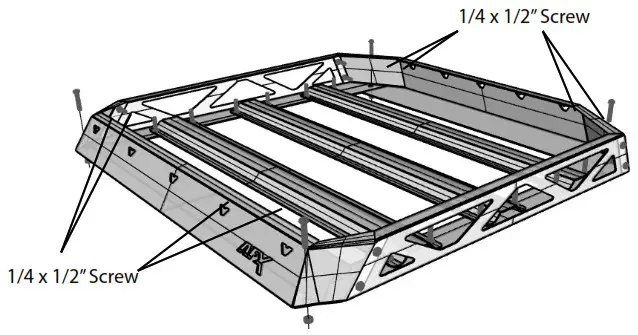 AFX MOTORSPORTS CAN008 Sport Roof Rack - HOW TO INSTALL 5