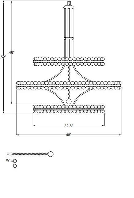 CRYSTORAMA-CLO-8000-BN-Clover-Modern-Brushed-Nickel-Chandelier-FIG-1-1