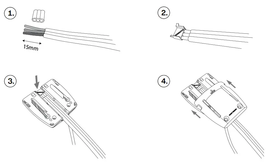 M-ELEC ML-MR8-M-RF 8W Multi LED Downlight - CONNECTOR