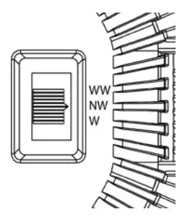 M-ELEC ML-MR8-M-RF 8W Multi LED Downlight - switched