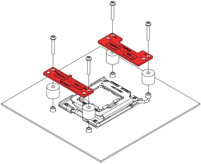 Installing the mounting bars