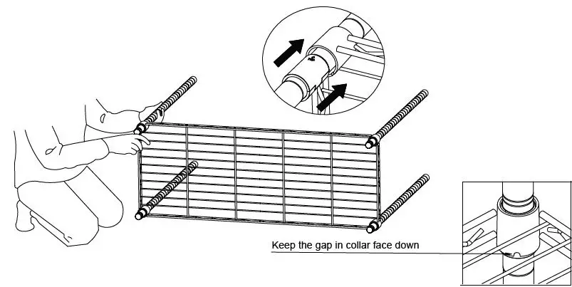 EFINE-RL530C-Chrome-3-Tier-Carbon-Steel-Wire-Garage-Storage-Shelving-Unit-FIG-4