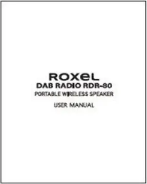 ROXeL RDR-80 - Packing list 3