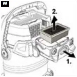 Remove Flat Pleated Filter