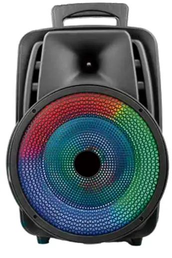 naxa-EDS-8000-Portable-8-Inch-Bluetooth-Party-Speaker-with-Multi-Color-Round-Running-Lights-fig-1