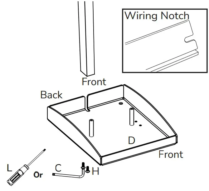 compulocks 140B Tablet Floor Stand - Assembly 2