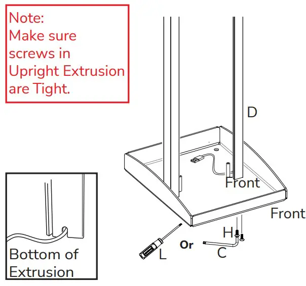 compulocks 140B Tablet Floor Stand - Assembly 4
