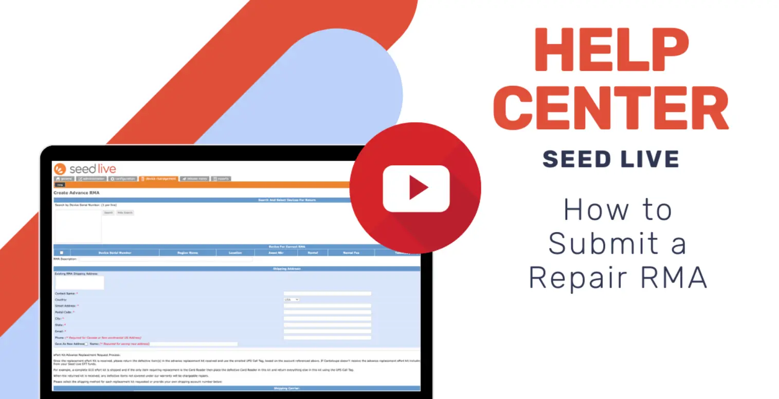 Cantaloupe Rma Processing For Repairs Instructions Cantaloupe Rma Processing For Repairs Instructions