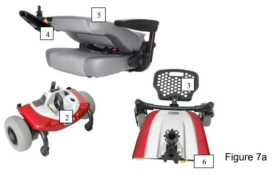 SHOPRIDER JIMMIE-UL8WPB Portable Powerchair - Powerchair 2