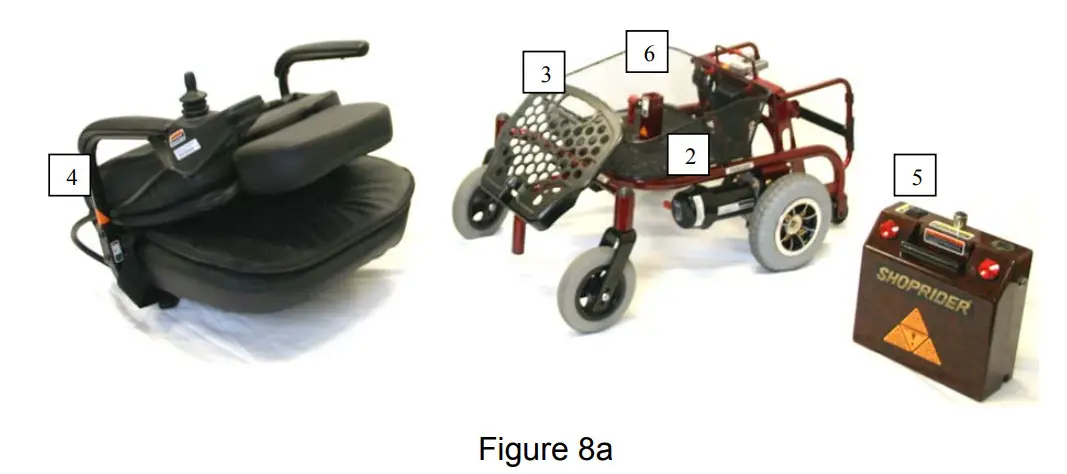 SHOPRIDER JIMMIE-UL8WPB Portable Powerchair - disassembly 2