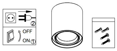 HALCYON S810 Surface Mounted LED Downlight - 1