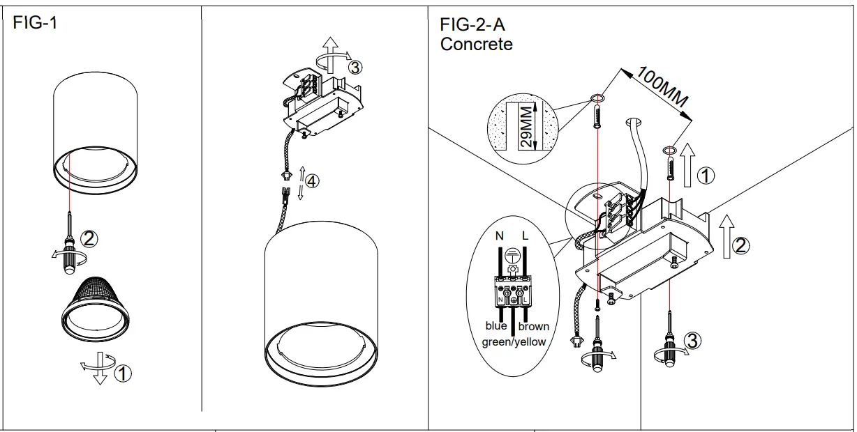 HALCYON S810 Surface Mounted LED Downlight - 2