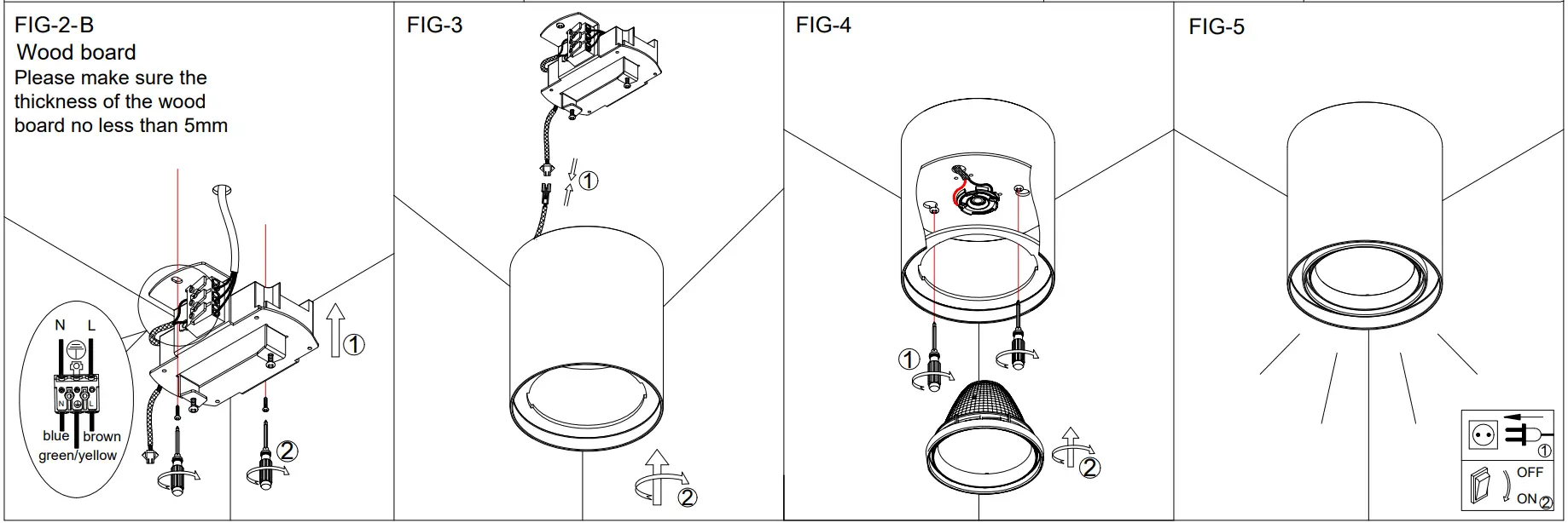 HALCYON S810 Surface Mounted LED Downlight - 3
