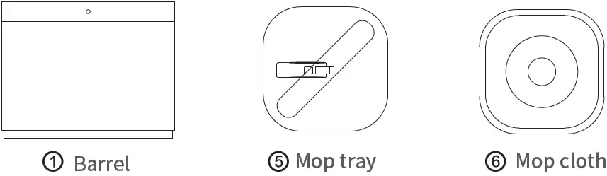 Joybos JJYW-XZTB-MN12-RD Square Spin Mop 01