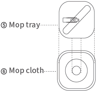 Joybos JJYW-XZTB-MN12-RD Square Spin Mop 06