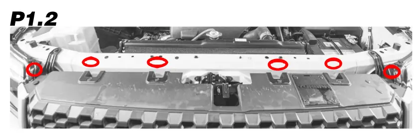 Dobinsons BU59 5558 Toyota Tundra 2014-2021 Deluxe Bull Bar - Remove OEM Bumper 1