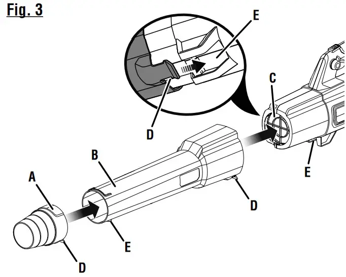 Installing The Blower Tube