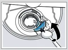 BOSCH SMS6ZCW00X-01 Dishwasher User Manual - Prise off the pump cover using