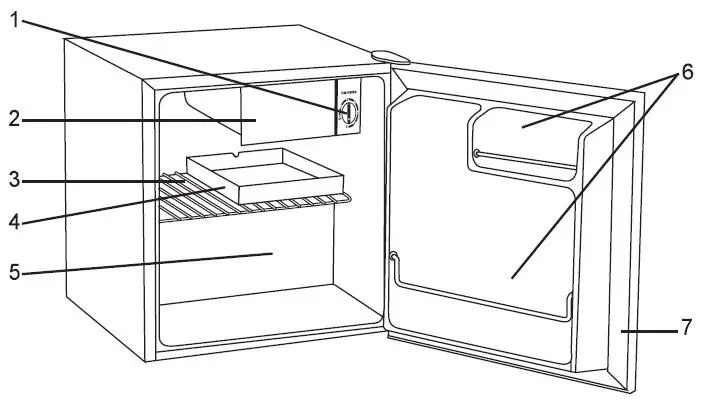 FRIGIDAIRE-EFR100-Series-Refrigerator-1