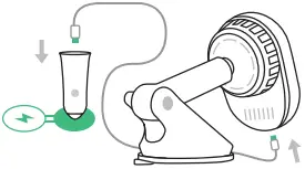 iottie Velox Magnetic Wireless Cooling Charger Pro Dash A11