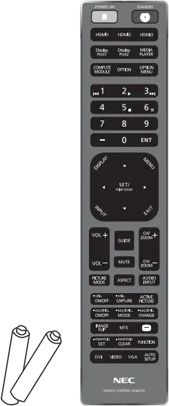 NEC MultiSync M751 - Contents 7