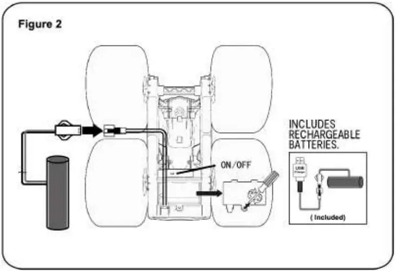 Kmart 43232185 RC Stunt Bounce Car - fig 2