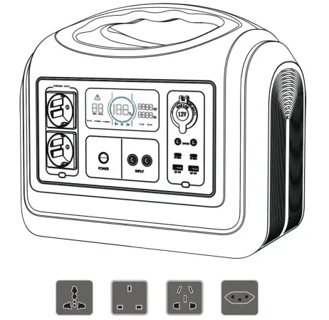 VOLTERO PS18 1800W Portable Power Station - Cover