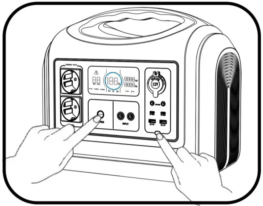 VOLTERO PS18 1800W Portable Power Station - Frequency Switching Operation 1