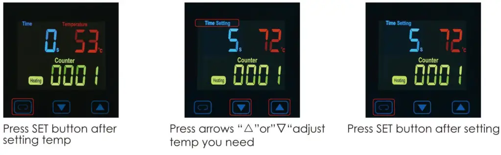 TOOLOTS CH1702-2 Heat Press Machine  - Set Time