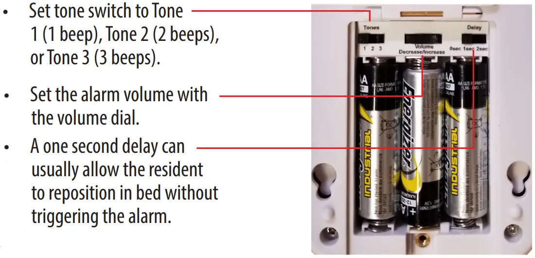 Adjust Tone, Volume, and Delay Options to the Desired Level