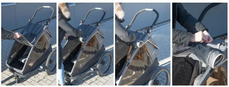 Using Top Cover/windscreen