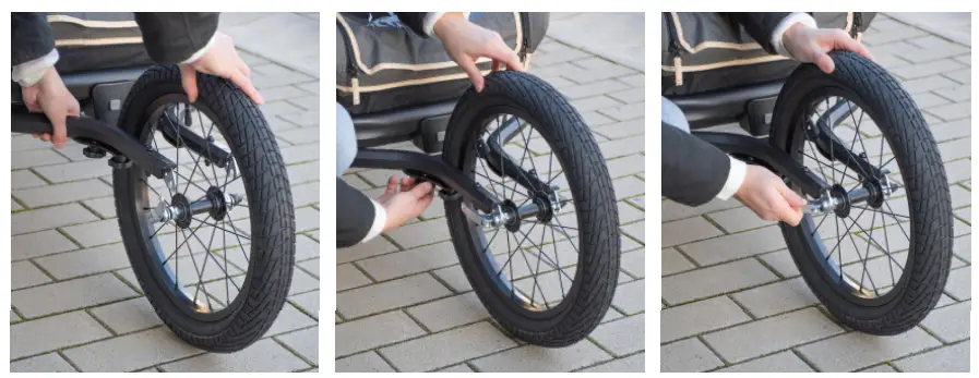 Attaching Jogger Wheel
