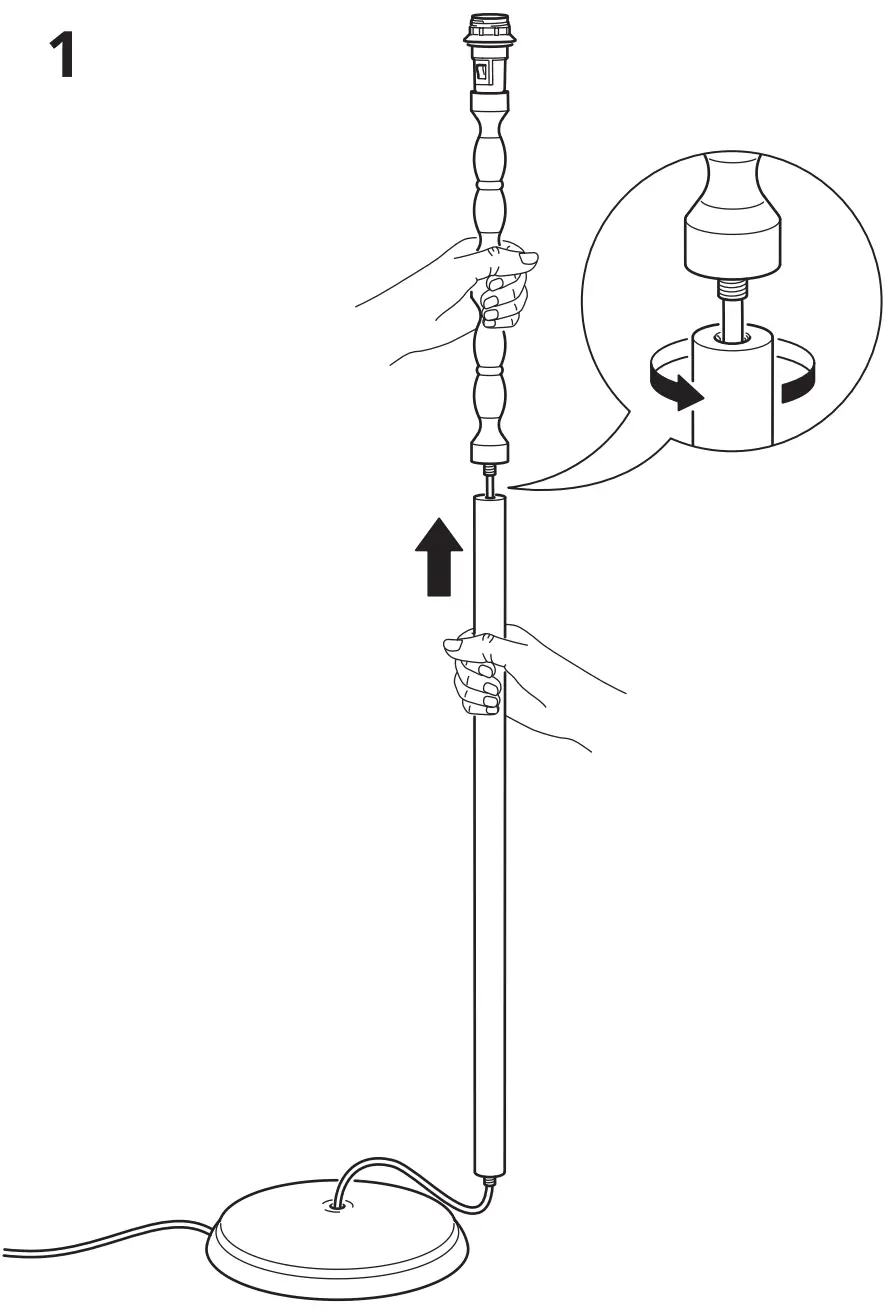 IKEA KINNAHULT Floor Lamp - fig1