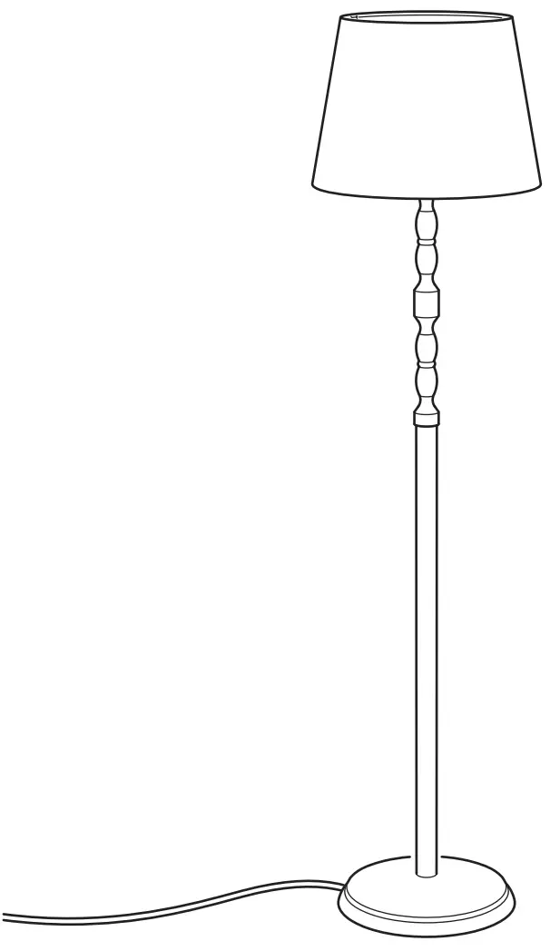 IKEA KINNAHULT Floor Lamp