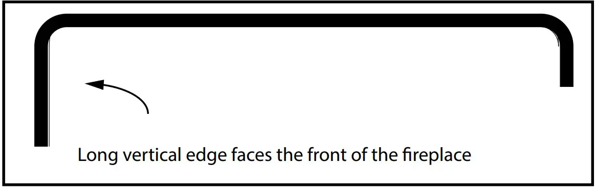 Front porcelain trim profile.