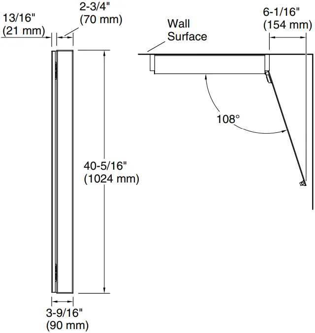 KOHLER K-81148 Maxstow 20X40 Inch Medicine Cabinet A2
