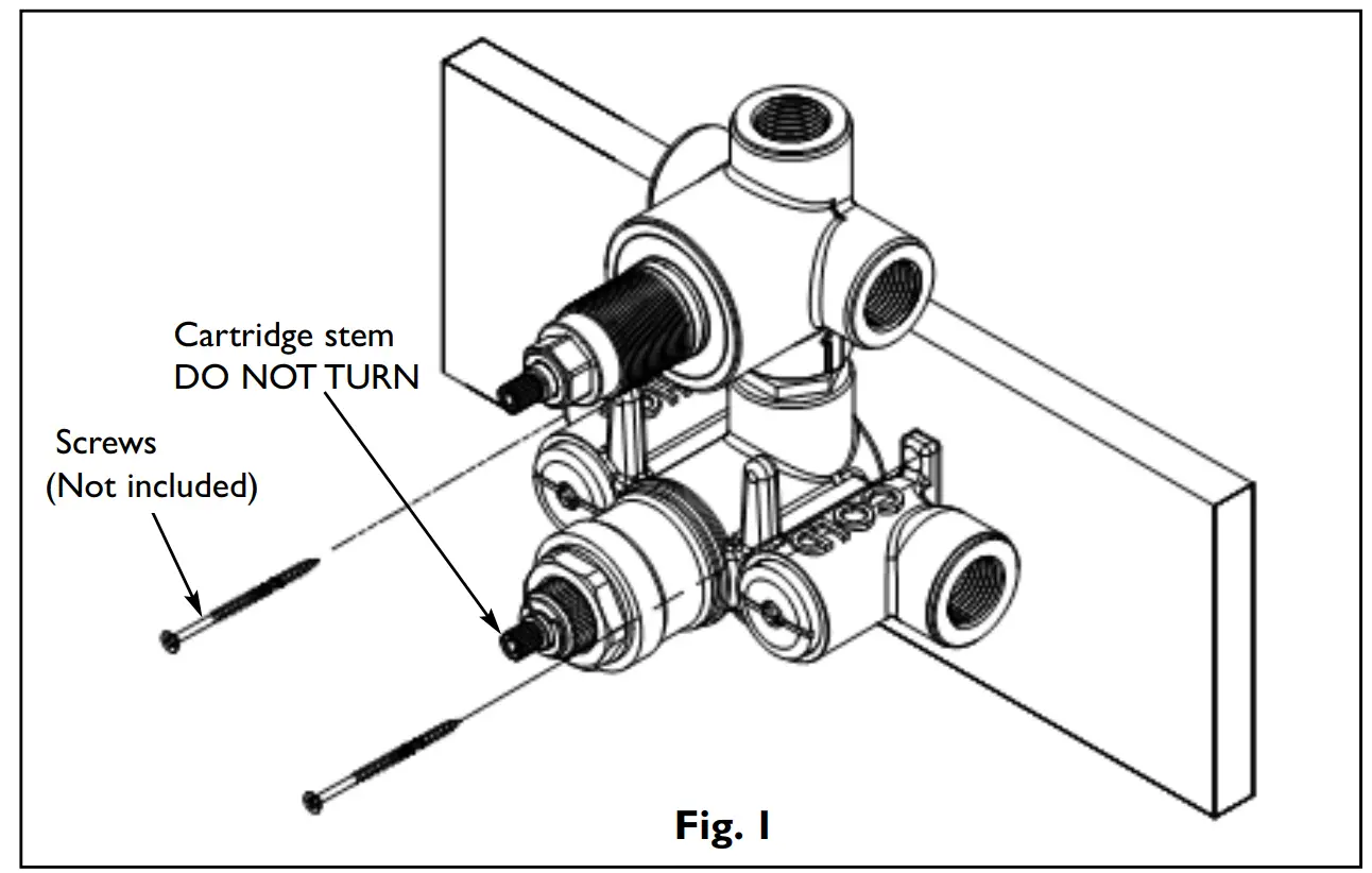 Rough in Valve Installation