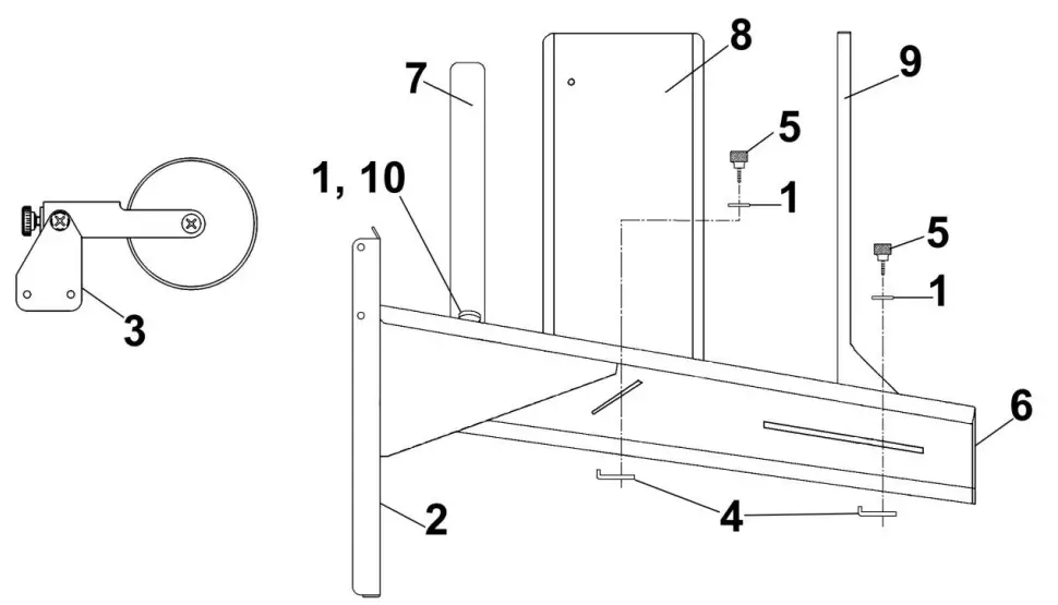 ASTRO CDM 700 Series Conveyor Stacker  - DROP TRAY