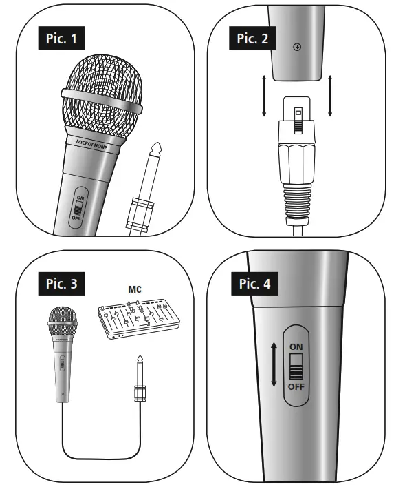 hama DM-60 Dynamic Microphone - FIG1