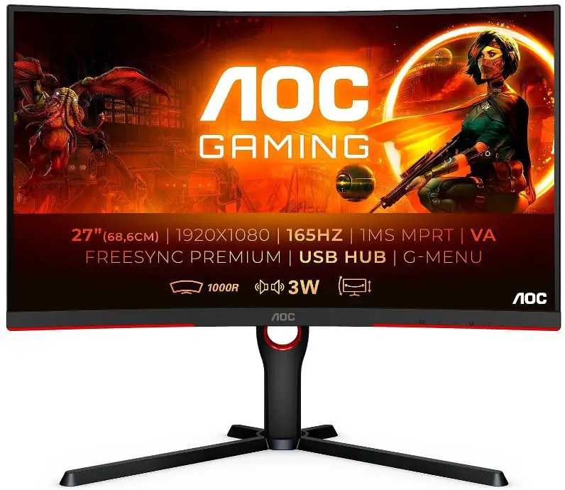 AOC-C27G3U-27-Inch-FHD-Curved-Gaming-Monitor-Product