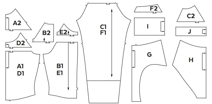 Jalie 4237 FIONA Raglan Sleeve Leotards - CENTERS