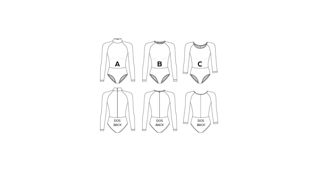 Jalie 4237 Fiona Raglan Sleeve Leotards Instructions