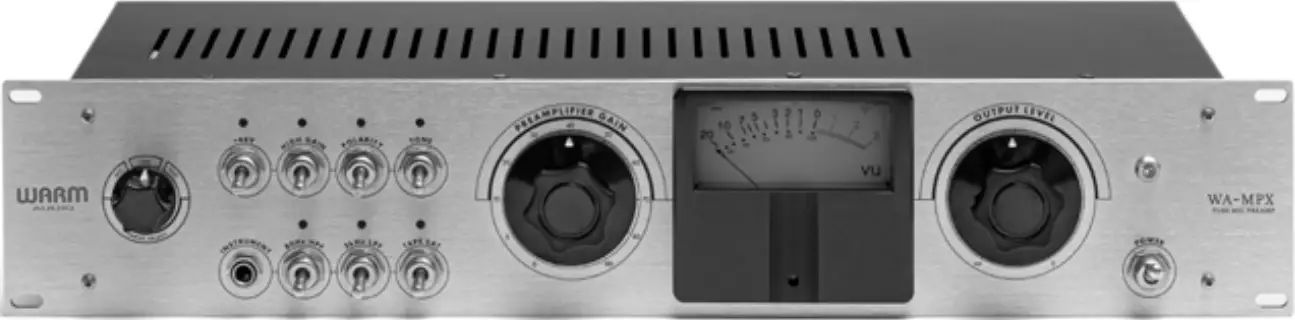 WARM AUDIO WA-MPX Single and Dual Channel Tube Mic Preamp