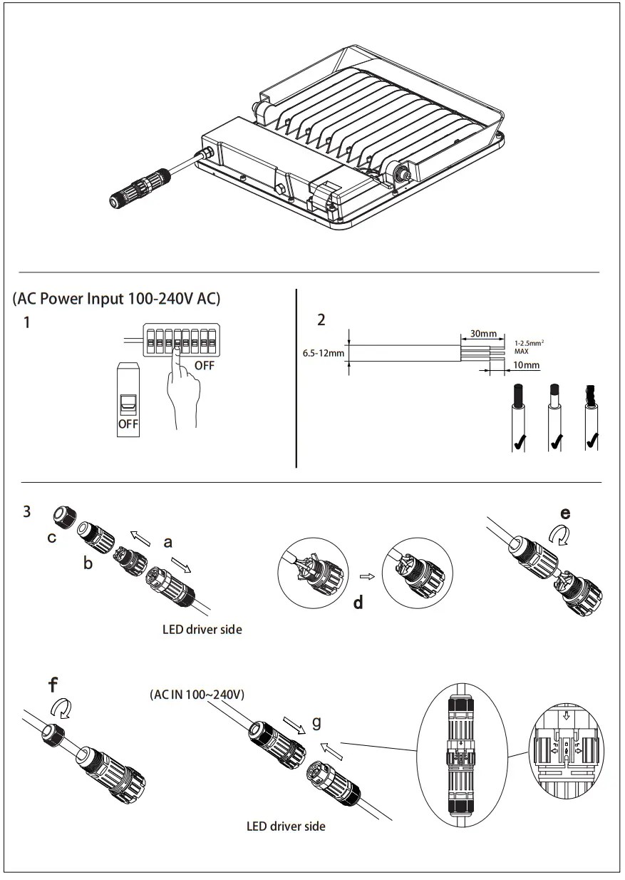 THORN LEO FLEX IP66 LED Flood - fig 2