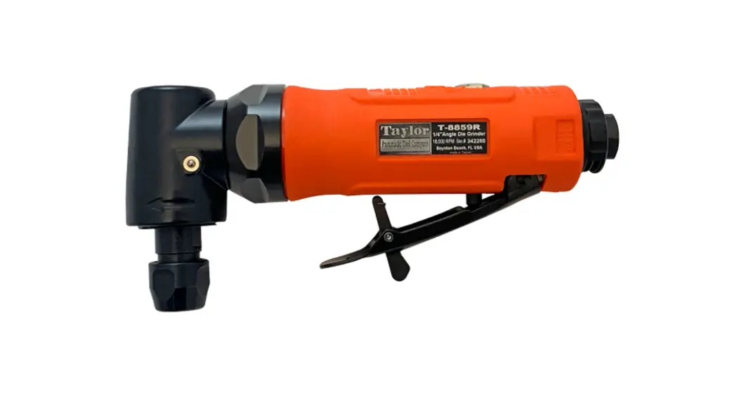 Taylor Pneumatic Tool Company T-9859r 1-4 Inch Angle Die Grinder User Manual