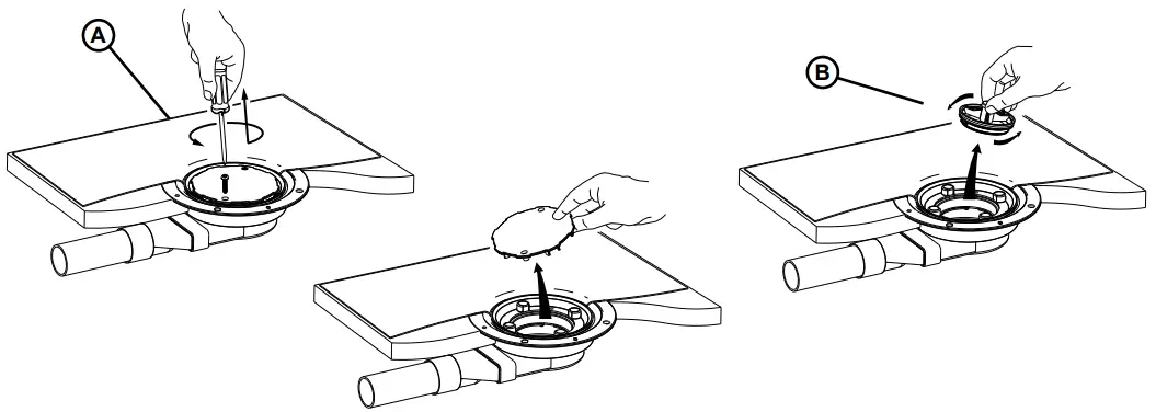 McAlpine VSG52SL-WH Slimline Floor Gully with Non Return Valve - Fig 2