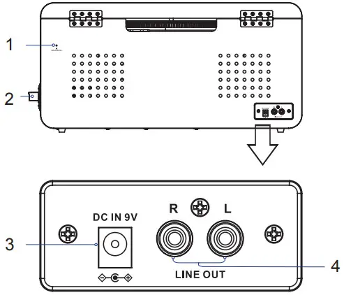 VICTOR VWRP-5000-GR 8-IN-1 Wood Music Center - fig 3