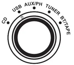 VICTOR VWRP-5000-GR 8-IN-1 Wood Music Center - icon 11